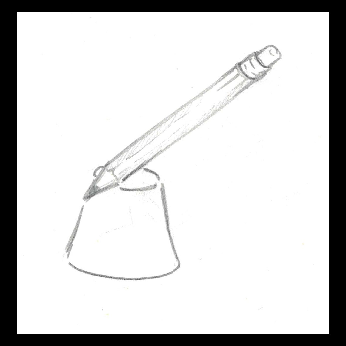 Candle clip lampshade sketch